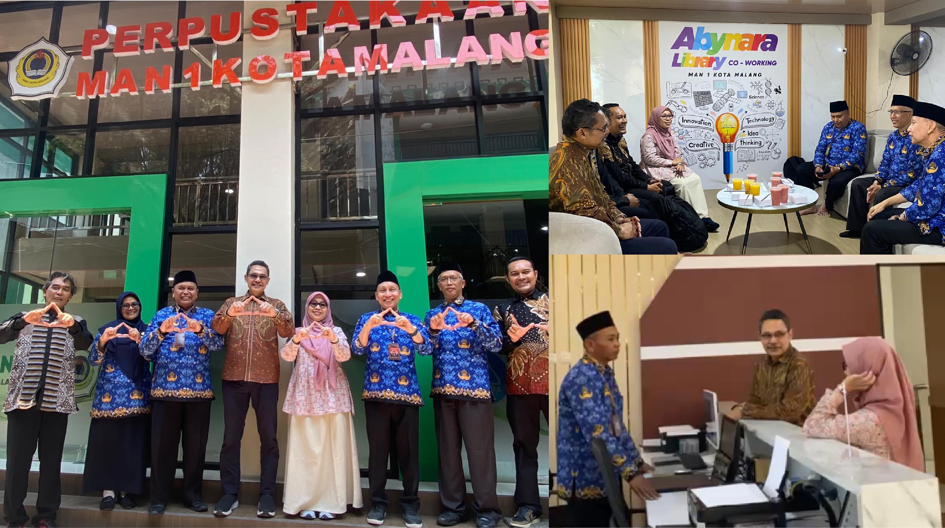 Tingkatkan Layanan Literasi Digital, MAN 1 Kota Malang Gandeng Fakultas Saintek dan Prodi Perpustakaan UIN Maliki Malang