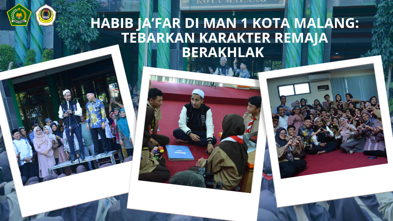 Habib Ja’far di MAN 1 Kota Malang: Tebarkan Karakter Remaja Berakhlak 