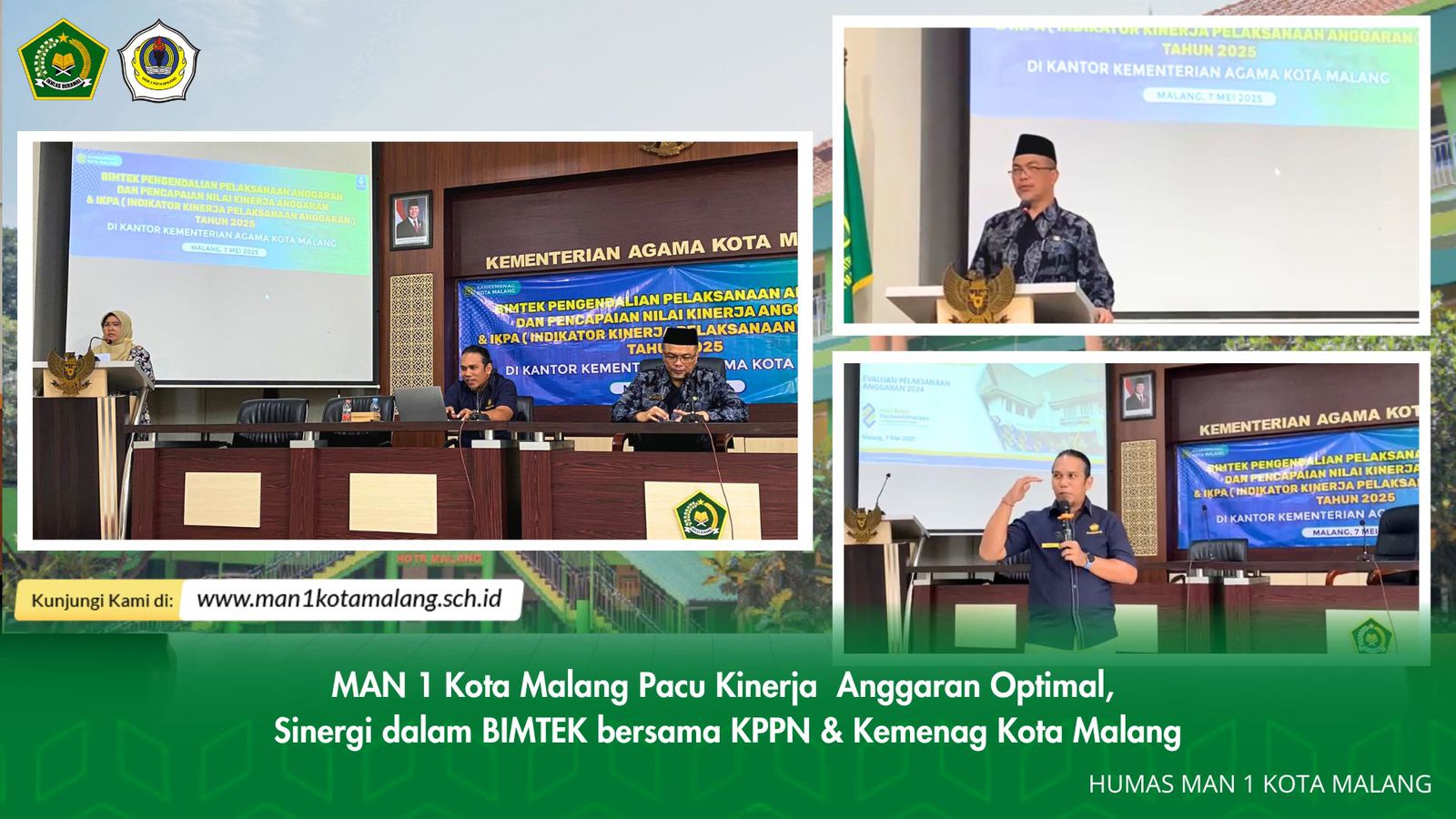 MAN 1 Kota Malang Pacu Kinerja Anggaran Secara Optimal melalui Bimtek Bersama KPPN & Kemenag Kota Malang