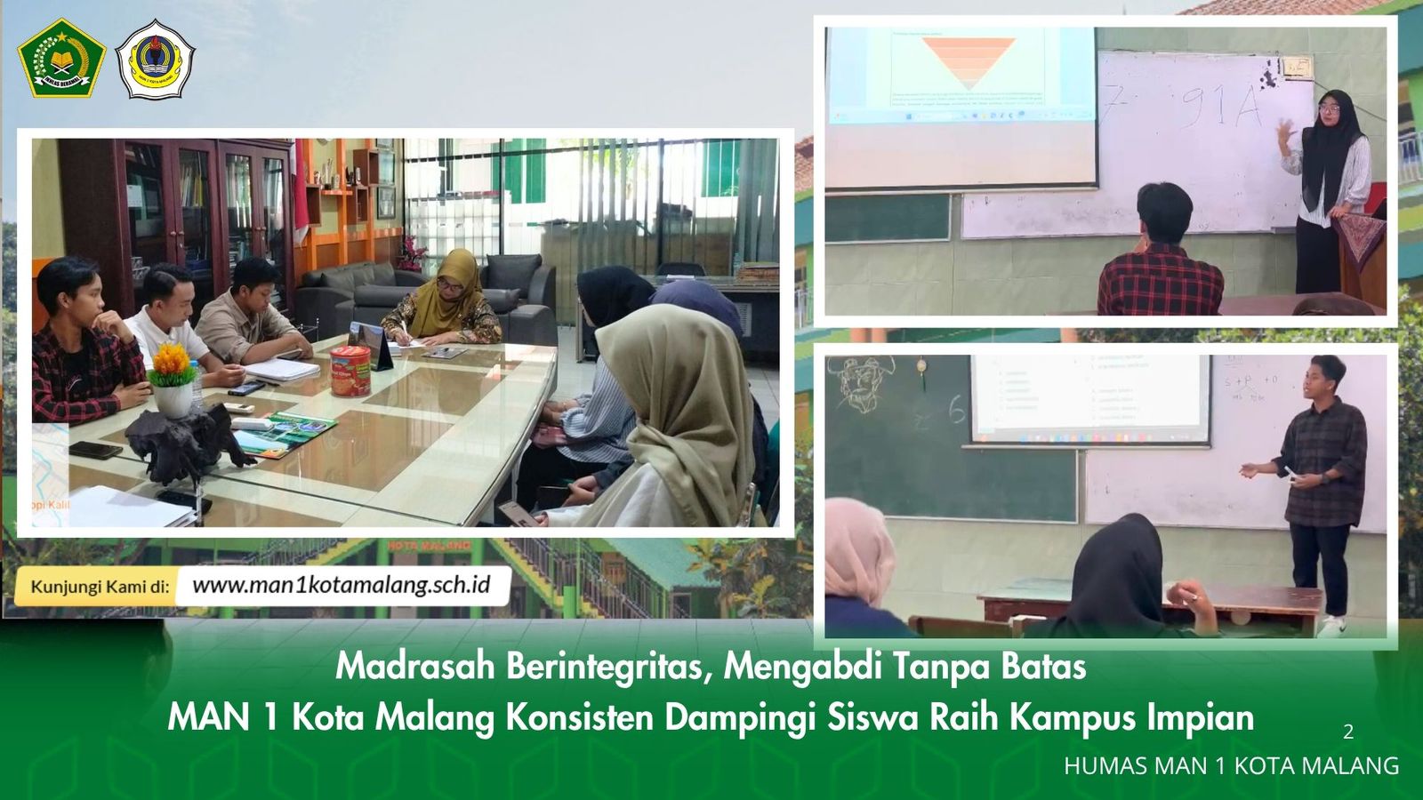 Madrasah Berintegritas, Mengabdi Tanpa Batas MAN 1 Kota Malang Konsisten Dampingi Siswa Raih Kampus Impian