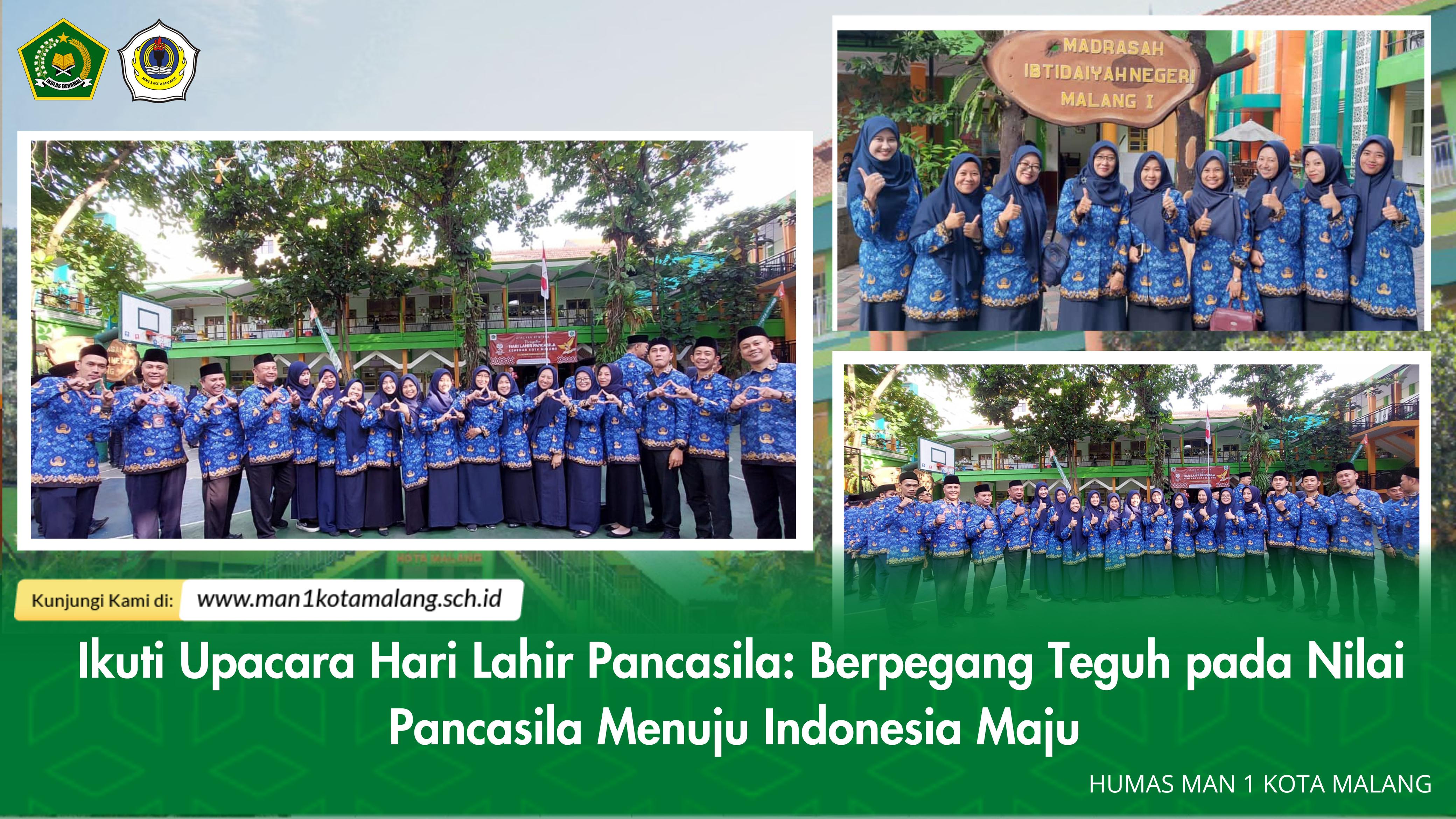 Ikuti Upacara Hari Lahir Pancasila: Berpegang Teguh pada Nilai Pancasila Menuju Indonesia Maju