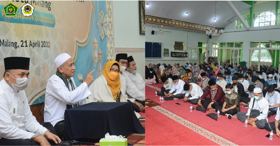 UNTUK SUKSESKAN STUDI LANJUT, MAN 1 KOTA MALANG  GELAR ESQ BERSAMA KH. ALI MUSTHOFA (GUS ALI)