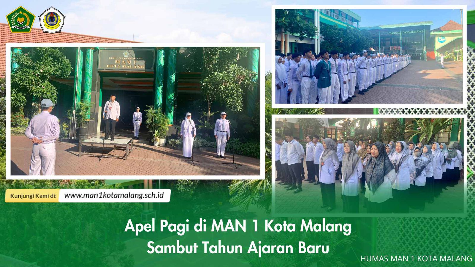Apel Pagi di MAN 1 Kota Malang Sambut Tahun Ajaran Baru