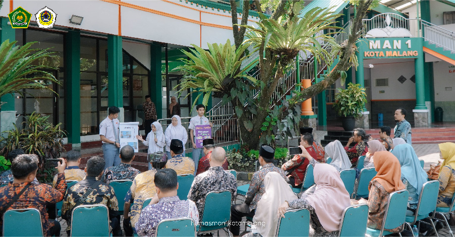 Berbagi Praktik Baik Implementasikan Kurikulum Merdeka & Projek P5PPRA melalui Studi Tiru MAN 1 Ciamis Ke MAN 1 Kota Malang