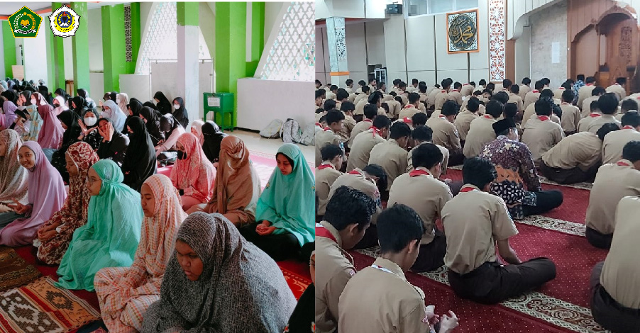 MAN 1 Kota Malang Tanamkan Karakter Islami  dalan Rutinitas Sholat Dhuha dan Istighosah
