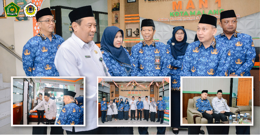 Beri Kesan Istimewa, Kepala Kanwil Jawa Timur Kunjungi MAN 1 Kota Malang 