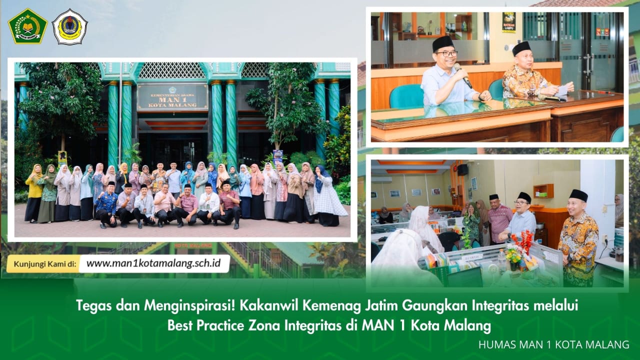 Menjaga Integritas: Pesan Mendalam Kakanwil Kemenag Jatim di MAN 1 Kota Malang