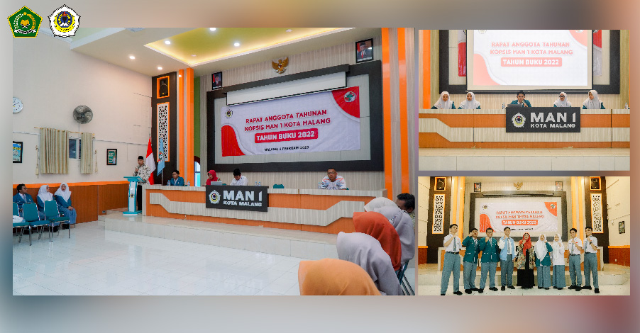 Rapat Anggota Tahunan Koperasi Siswa MAN 1 Kota Malang Tahun Buku 2022