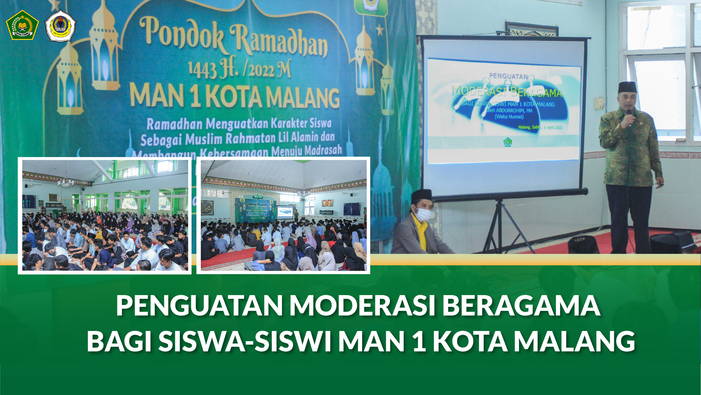 PENGUATAN MODERASI BERAGAMA  BAGI SISWA-SISWI MAN 1 KOTA MALANG