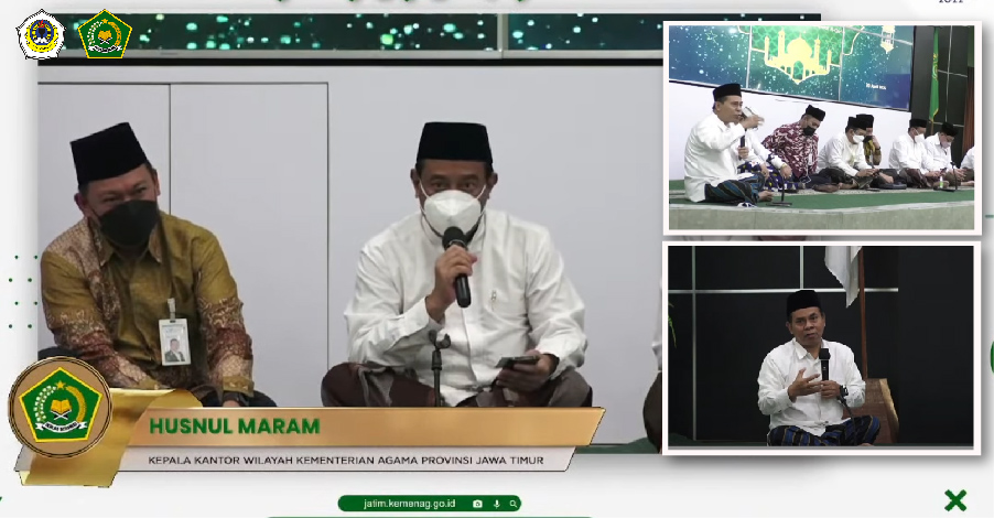 GTK MAN 1 KOTA MALANG MENGIKUTI ACARA  NUZULUL QURAN KANWIL KEMENAG PROV. JATIM